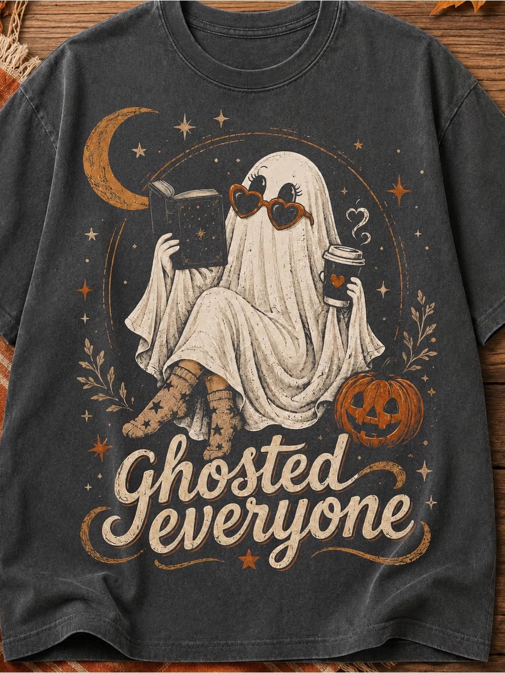 Ghosted Everyone Graphic Tee - Black